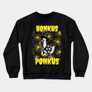 Honkus Ponkus | Honkus Ponkus Duck | Halloween Crewneck Sweatshirt